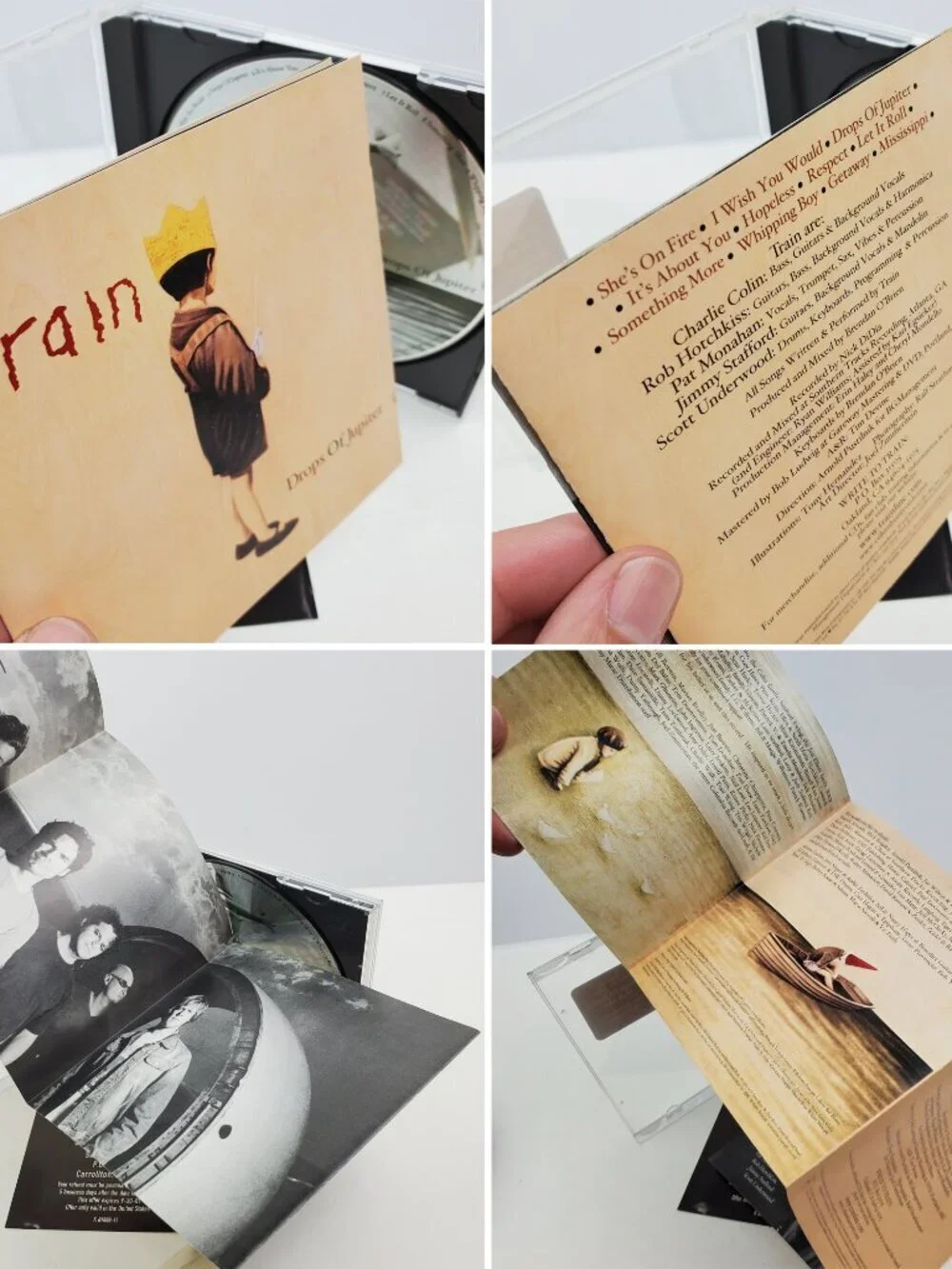 Train Drops Of Jupiter CD 2001 Pop Rock Hype Stickers Tested